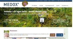 Desktop Screenshot of medox.no