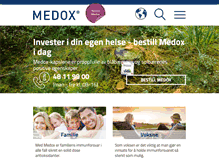 Tablet Screenshot of medox.no